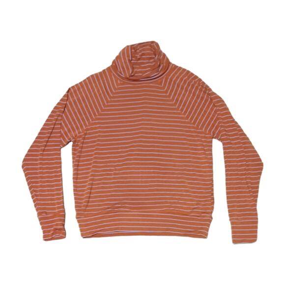 Prana Sol Protect orange striped top 1962241 - Picture 2 of 5